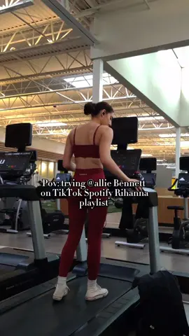 Trying out @allie bennett Rihanna treadmill playlist from Spotify 🤯!  Try it out for that hot girl walk!  . . . #trending #viral #fyp #viralfyp #fyp #foryou #fypage #fy #foryoupage #foryourpage #explore #explorepage #gym #Fitness #gymgirl #trainer #GymLife #gymrat #lift #GymTok #FitTok #fit #fitgirl #fitnesstok #body #bodypositive #fitnessgirl #gymgirlinspo #gymmotivation #gymgirlies #beginnergymgirl #bodygoals 