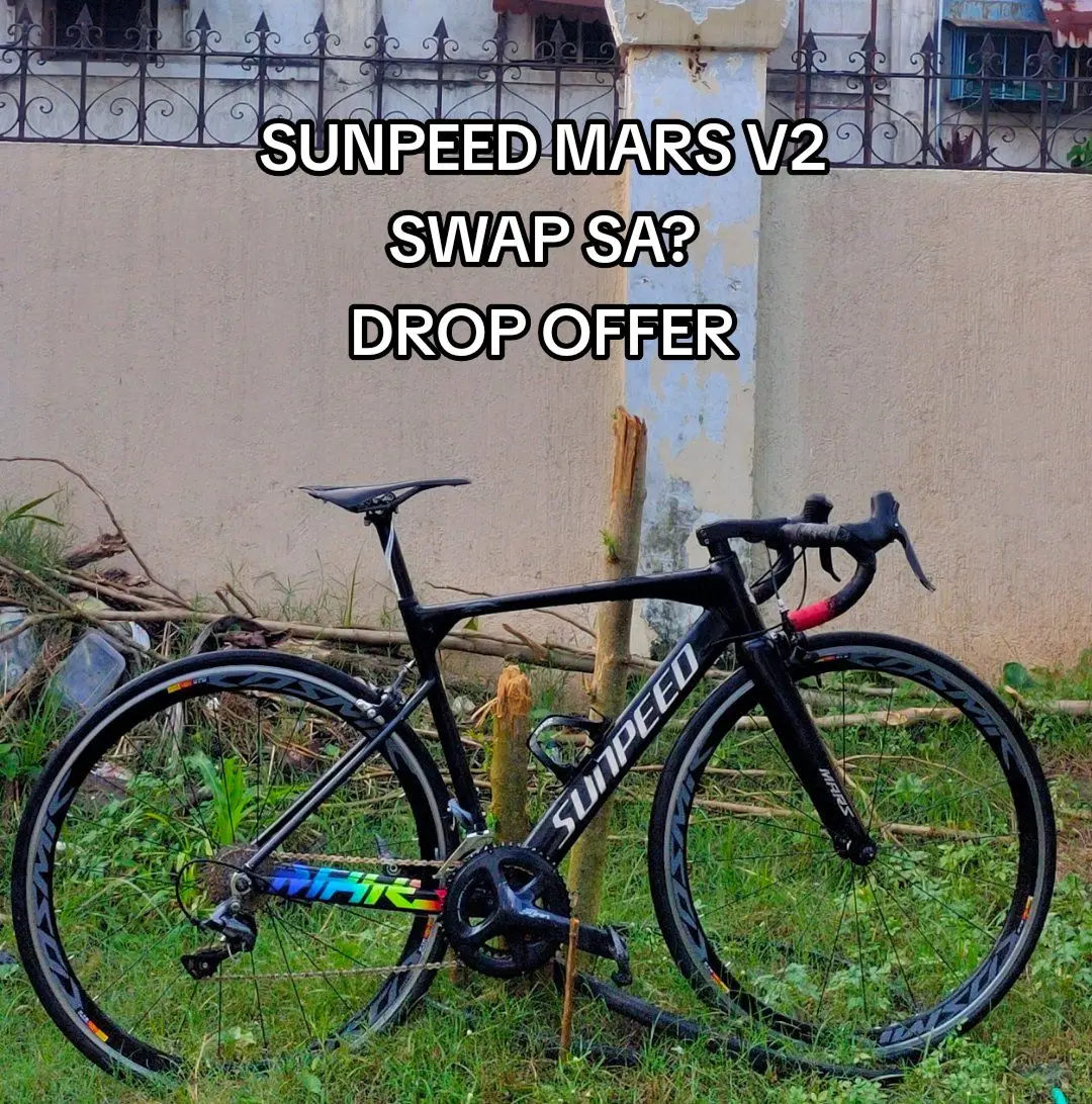 pref kung mtb: mtp ninja, devel pref kung rb: mosso or kahit anong ka value #swap #sunpeedmars #cyclistangtiktoker #cyclist #roadbike #mtb #siklistangtiktokers 