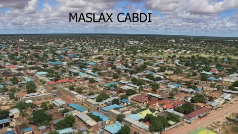 Captivating Aerial view of Wajir Town.