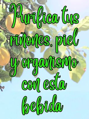 Purifica tu organismo y riñones con esta poderosa bebida #natural #recetas #detox #riñones 