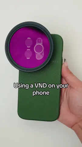 Did you know you can put VND’s on your phone 👀  #iphone #mobile #filmmaking #photography #fypシ 