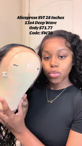 Up to 50%! AliExpress Black Friday sale from Nov.23rd - Nov.29th! 28inches 13X4 lace deep wave from @SVTHAIR_Aliexpress for only💲91.77 ！Code: SW15 💲80 - 💲10, SW30 💲150 - 💲20, SW60 💲260 - 💲50. link in bio! #AEBlackFriday #AEhairstyle #AEwigs #AEBeauty #hairstyle #hairinfluencer #wiginstall #wiginfluencer #edgestutorial #hairstyletutorial #frontalwig #frontalwiginstall #wigtok #wiginfluencer #frontalwig #frontalinstall #wigstyling #protectivestyles #naturalhair 