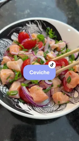 Ceviche 😋 #ceviche #comidajaponesa #comidajaponesaemcasa #receita #receitastiktok #comida 