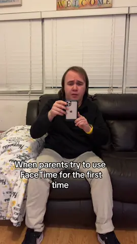 Getting the hang of it. #fyp #comedy #parents #facetime #skits 
