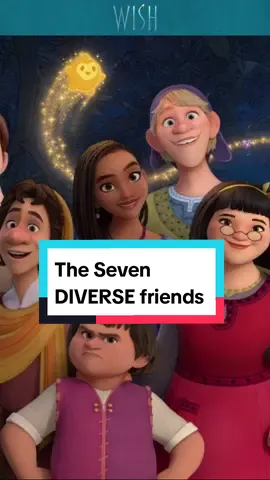 Asha's friends in 'Wish' are basically just the seven dwarfs from 'Snow White,' but a lot less memorable. #fyp #disneyprincess #disney #wish #easteregg #sevendwarfs #moviereview 