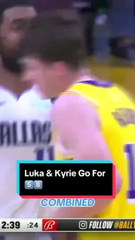 What a scoring duo @Luka & @Kyrie Irving have been 🤩 #KyrieIrving #LukaDoncic #Score 