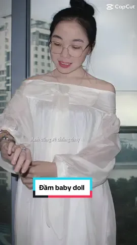 Đầm baby doll freesize .  Mẫu cao 1m58 - 42kg . Set này mặc vào là người yêu cưng lắm luôn #thoitrangtiktok #thoitrang #hottrend #damthietkecaocap #dambodydep #fasshiontiktok #aotrevaitieuthu 