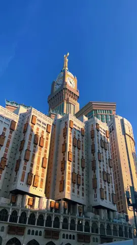 Sore in Makkah #makkah #masjidilharam #towerzamzam 