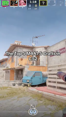 The top 5 M4A1-S crafts in CS2 right now!!! #cs2 #cs2skins #fyp #foryourpage #counterstrike #counterstrikeglobaloffensive 