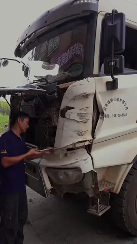 Full repair done on this flat cab truck 