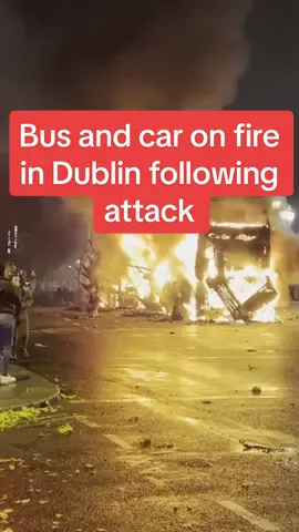 Fires have broken out in O’Connell Street in Dublin City Centre following an attack where five people were injured, including three young children. #dublin #irelandnews #breakingnews 
