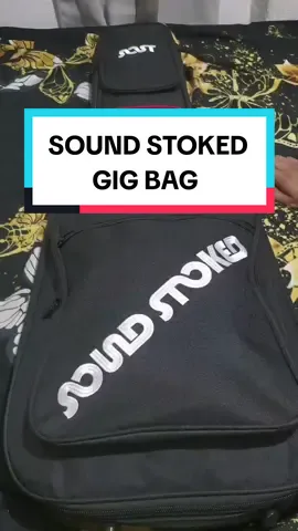 SOUND STOKED GIG BAG 🎸 Sheeeesshhh! Ang ganda! 🔥 #soundstoked #gigbag #guitarbag #guitartok #gabriellouismunoz 