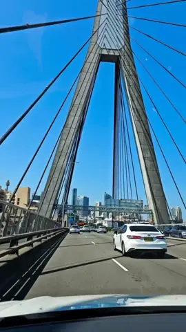 very beautiful welcome #ANZAC Bridge Sydney #Sydney city. Happy #trendingreels #video #PlacesToVisit #bussiness #virals #vacation #travel #AmaZing #view #touristattractions #sydney #australia🇦🇺