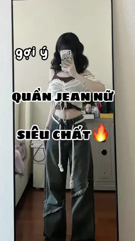 cháyy✨🔥 #quanjeannu #quanjeanongrong #quansieuhackdang #outfitxinh #tiktokshop #xhhhhhhhhhhhhhhhhhhhhhhh 