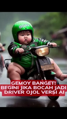 Gemoy banget ga sih gaes ?? Viral ! foto-foto AI akun @/ikizia memperlihatkan abang ojol dengan berbagai brand.  Foto tersebut sangat detail dari lekukan bentuk tubuh, bayangan, dan lemak lemak yang belipat. Tak luput juga dari belanjaan yang di bawa oleh driver. Suasananya memperlihatkan hujan deras dan tak lelah tetap mencari rezeki. Sumber : @ikizia  Baca Berita Lainnya : www. indonesiatren.com #lucu #gemoy #viral #ojol #motor #driver #grab #gojek #shopee #belanja #animasi #animasilucu #ai