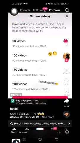 #Tutorial  Save videos on tiktok and watch it offline