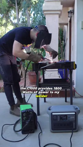 I turned my bike trailer info a mobile welding rig with the @Anker SOLIX C1000 powersupply! #powernextadventurewithc1000 #ankersolix #ankersolixc1000 