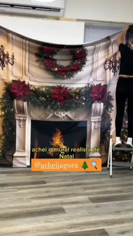 Seu Natal ainda mais lindo.  🌲 Mural de natal, decor prefeita e prática.   #achadinhodashopee #natal #decoracao #dicasuteis #diafeliz #shopee #acheinashopee #preciso #comprasonline  #entaoenatal 