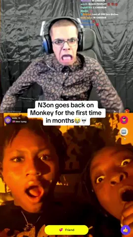 N3on goes back on Monkey for the first time in months😭💀 #n3on #n3onclips #viral #fyp #explore #foryou #n3on2k #monkeyapp 