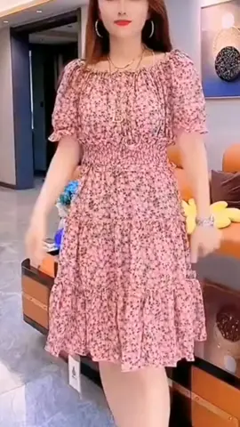 Korean masi puff sleeve dress #puffdress #foryoupage #fypシ 