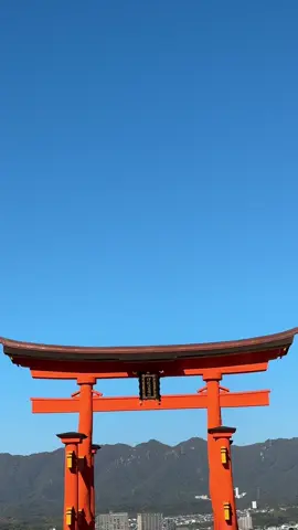 Miyajima Island, Hiroshima, Japan. And Itsukushima Shrine famous for flooting Torii Gate. #japantravel #japantrip2023 #hiroshima #miyajimaisland #itsukushima #itsukushimashrine⛩ 