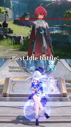 Battle of Idle Animations you CANNOT miss #wutheringwaves #GenshinImpact #furina 