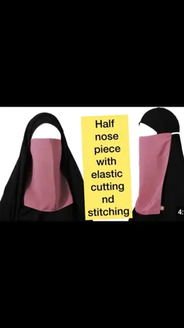 Mini hijab easy stiching tutorial Ray dresses workshop on YouTube #minihijab #niqab#subscribe #raydressesworkshop #stiching 
