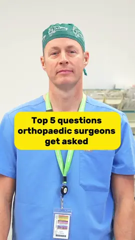 Top 5 questioms orthopaedic surgeons get asked.  #orthopaedicsurgeon #orthopaedicsurgery #orthopaedics #orthopaedic #orthopedicsurgery #sportsmedicine #orthopedicsurgeon #surgeon #orthopedics #surgery #orthopedic #sportsinjury #orthopaedicdoctor #ortho #physicaltherapy #doctor #stemcelltherapy #orthopaedicspecialist #spinesurgery #injury #spinesurgeon #orthopedicdoctor #sports #kneereplacement #kneepain #hipreplacement #injuryprevention #recovery #arthroscopy #knee 