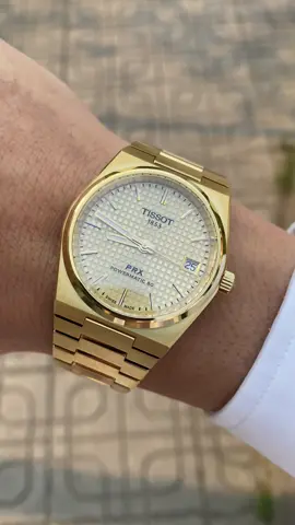 Lên tay cứ gọi là Hết Nước Chấm ạ - Tissot Prx 35mm Full Gold #richtranwatch #prx #donghochinhhang #tissotprx 