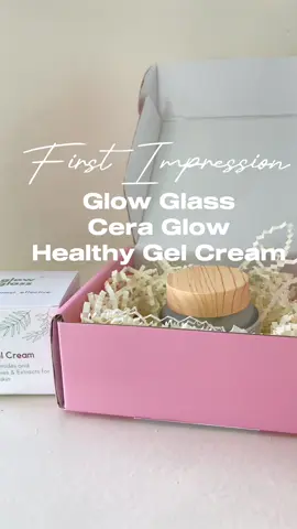 Glow glass cera glow healthy gel cream! My new fave moisturizer 🥹✨ thank you @Glow Glass Beauty  ✨ #moisturizer #ceramidemoisturizer #ceraglowhealthygelcream #glowglass #georginak 