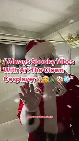 “Always Spooky Vibes With Art The Clown Cosplayer🤡🎅🎄🤡❄️”#terrifier #terrifier2 #terrifier2016  #terrifiermovie #arttheclown #arttheclowncosplay #cosplay #cosplayer #viral #viralvideo #viraltiktok #tiktok #foryou #fyp #horror #horrortok #spookyseason #dancing #davidhowardthornton #damienleone #slay #trendin #christmas #terrifier3  