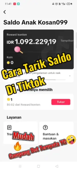 Dapet Duit 1Juta pertama dari tiktok dan pertama kali narik, senang sekali terimakasih tiktok loplop pokoknya🥰🥰 kudu Fyp si kalok ini biar pada pengen juga menghasilkan dari tiktok #fyp #fyplahmasaengga #fypシ 