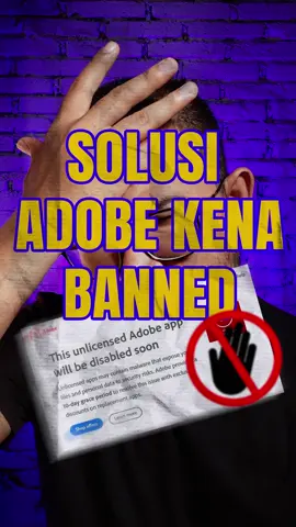 Adobe lagi razia para pengguna software mereka yang secara ilegal,   kalau memang kita tidak sanggup untuk beli atau berlangganan software originalnya lebih baik kita pakai software alternatifnya karena dengan alasan apapun memakai software bajakan itu melanggar hukum dan merugikan para develop softwarenya  software itu hanyalah tools yang terpenting adalah kreativitas dari desainernya  #photoshop #photoshoptutorial #photoshopbanned #stoppembajakan #capcut