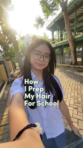 How i prep my hair for school biar slay all day!! #NaturalVoiceforYourSkin @naturallyspeaking.id  #fypシ #viral #hairoutine 