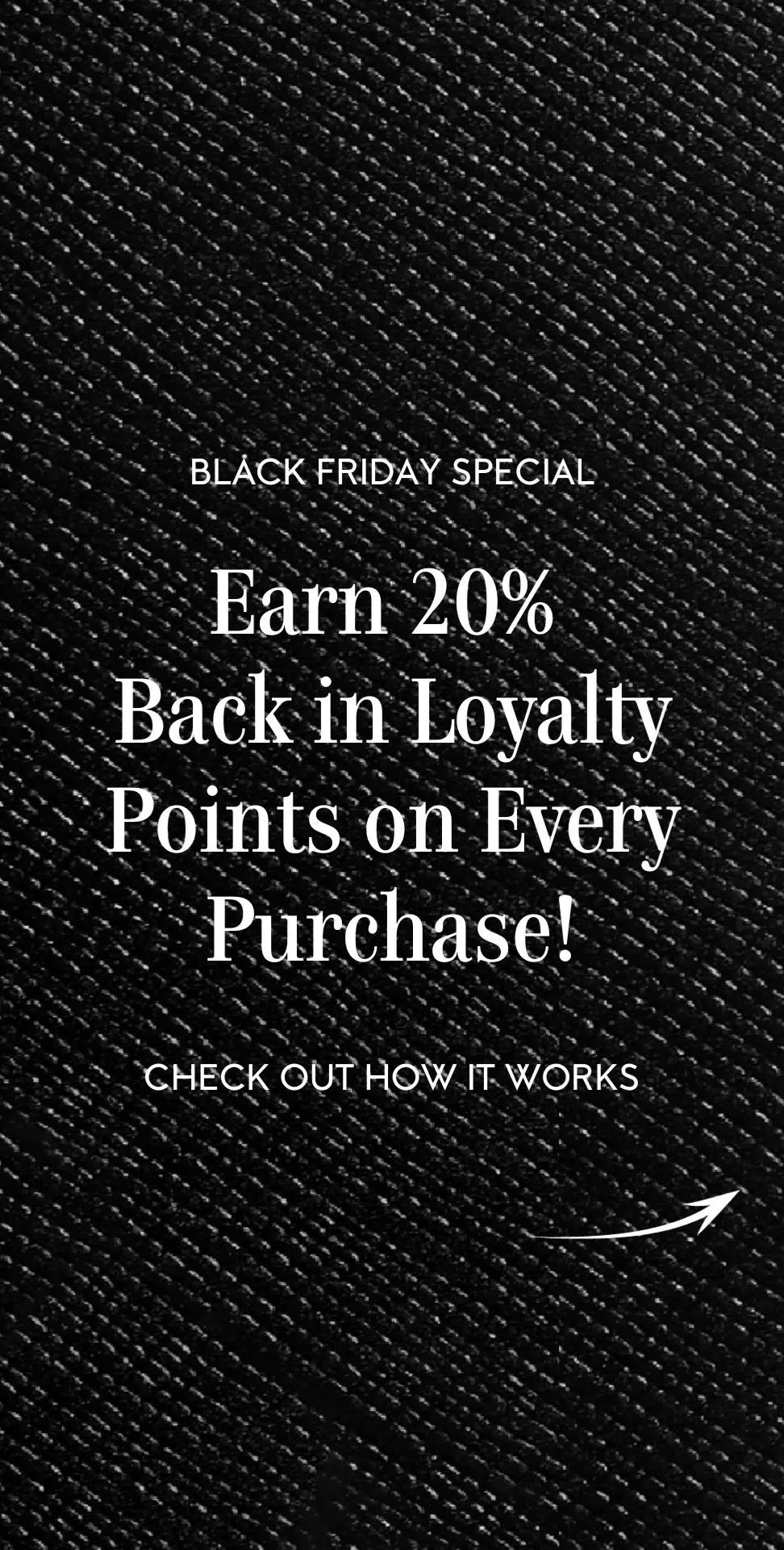 Every purchase you make will reward you with a fantastic 20% back in loyalty points. It's our way of expressing gratitude for your continuous support and loyalty   #kjaerweis #blackfriday #sale #loyalty 