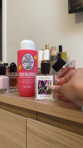 vanilla woody floral combo😘 @Sol de Janeiro Bomb dia body wash + body lotion @Prada paradoxe intense edp The 7 virtues vanilla woods edp #perfumetok #fragrancetok #perfume #perfumes #vanilla #smelllikevanilla #vanillaperfumes #fragrance #showertok #pradaparadoxe #showerroutine #perfumecombo #vanillawoods #howtosmellgoodallday #vanillaperfumecombo #floralperfume 