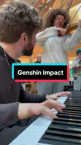 Wait for it 😱😱 Today I was playing at the Skyline Plaza in Frankfurt when suddenly a girl asked me to play something from Genshin Impact but I didn't expect that a violinist would join 🤯 If you want to contact Genshin Impact for more infos: impact4good@hoyoverse.com #piano #publicpiano #publicreaction #violin #GenshinImpact #Impact4Music #GenshinimpactDE #musicfromteyvat