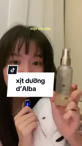 d’Alba hong có book quảng cáo hơi buồn #firstsprayserum #dalba 