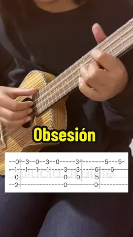 Respuesta a @Karen Suarez PT. 1 |Me hace muy feliz que les haya gustado mi interpretación en ukulele de “Obsesión”, uno de mis vallenatos favoritos. Acá les dejo las tabs con mucho amor💛 #ukulele #ukelele #vallenato #colombia #vallenatos #fyp #Viral #lentejas #vallenstosromanticos #tutorial #tabs 