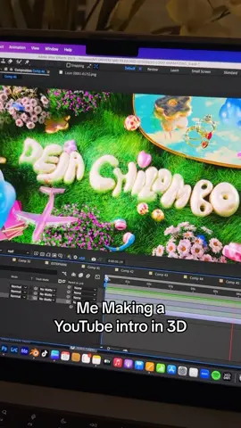 Animated version of this 3d YouTube intro I did for @dejachilombo 🌸🌵 Tutorial on how to edit grass on my Patreon!  #3dintro #3dlogo #3dlogoanimation #3danimations #youtubeintro #blender3dart #blenderanimation 