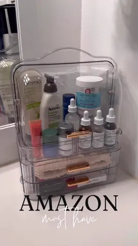 Organize my facial products with me 🤓 this would be a good christmas gift 🎁🙌🏻  #holidaygiftideas #amazonmusthaves #organizewithme #christmasgiftideas 