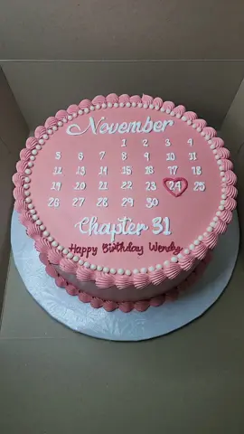 Calender Birthday Cake 💕 #pastel #pastelbonito #cutecakeideas #cakes #cakeideas #pasteles #food #birthdaycake #calendercake #birthdaymonth #fy #fyp #birthday
