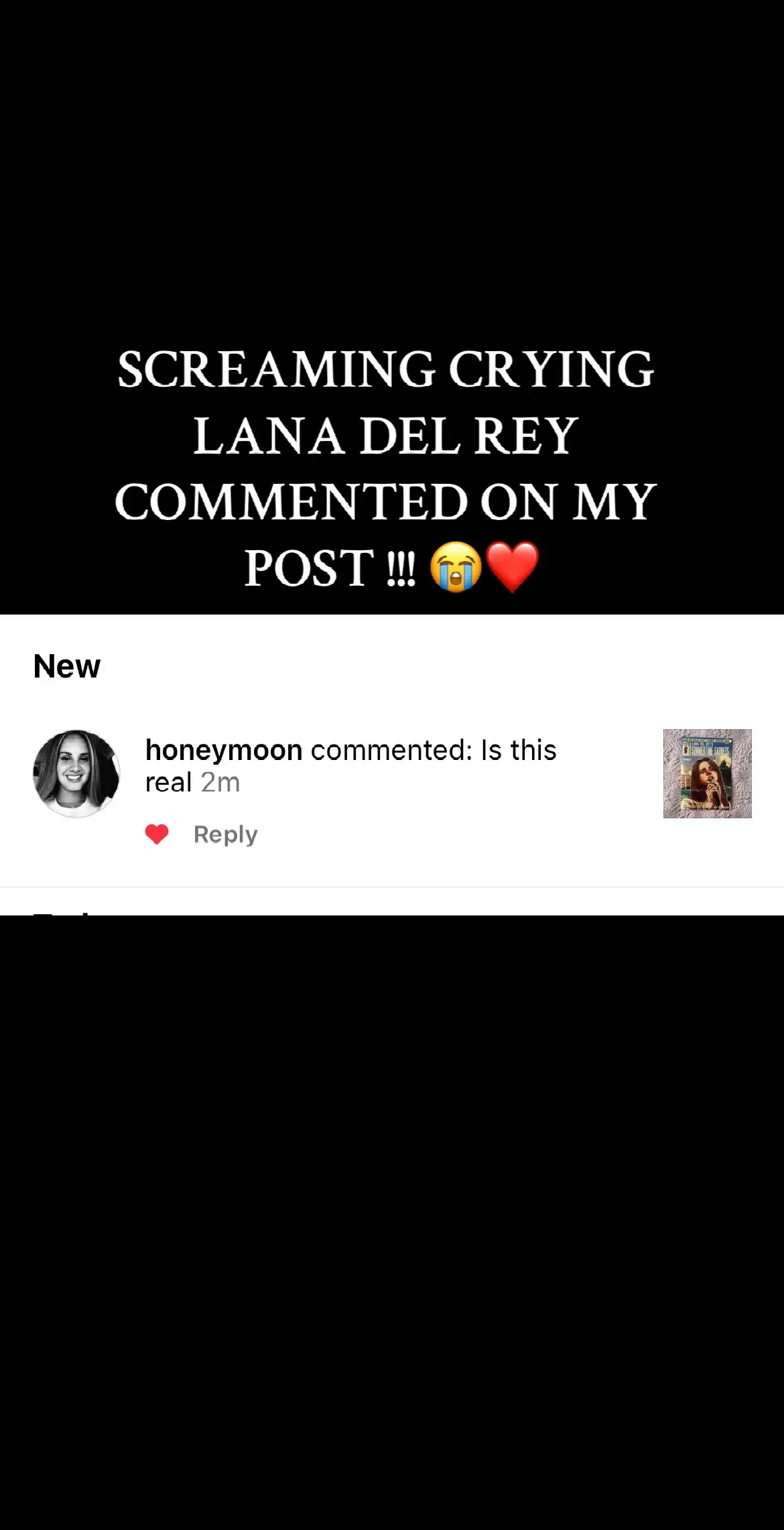 LIKE WHATT !!!! 😭😭❤️❤️ #lanadelreyinstagram #lanadelrey #lana #lanadelreyfandom #lanadelreyfanbase #lanadelreyfanpage #lanadelreynews #lanadelreyicon #lanadelreynewalbum #lanadelreyedit #lanadelreystans #lanadelreytok #lanadelreylive #lanadelreyfan #lanadelreyaesthetic #lanadelreystan #lanadelreycult #lanadelreyvinyl #lanadelreyconcert #lanadelreyfestival #lanadelreycollection #lanadelreyalbums #lanadelray #oceanblvd #oceanblvdalbum #oceanblvdlanadelrey #didyouknowthattheresatunelunderoceanblvd #bluebanisters #bluebanistersalbum #bluebanisterslanadelrey #chemtrailsoverthecountryclub #chemtrailslanadelrey #chemtrailsalbum #violetsbentbackwardsoverthegrass #lanadelreypoetry #lanadelreypoetrybook #nfr #nfrlanadelrey #nfralbum #lustforlife #lustforlifealbum #lustforlifelanaderey #honeymoon #honeymoonalbum #honeymoonlanadelrey #ultraviolence #ultraviolencealbum #ultraviolencelanadelrey #borntodieparadiseedition #borntodie #borntodiealbum #borntodielanadelrey #sayyestoheaven #youngandbeautiful #lizzygrant #fyp #viral #fypシ #fypシ゚viral 