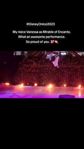 We watched my niece perform as Mirabel of Encanto last night. She is awesome and we are so proud of her!!! 💖👏 #DisneyOnIce #DisneyOnIce2023 #Encanto #Mirabel #FYP #ForYouPage 