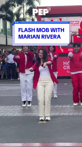 Sabay-sabay tayo flash mob with @Marian Rivera 