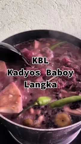 KBL o Kadyos, Baboy, Langka. Tubong Cavite po ako, and this is how I learned to cook this. If may iba po kayong way or procedure ng pagluto nito, sure ako masarap yan. Hindi nyo po kelangan mang away 🤣 Thank you rin sa tips about langka at batwan 🥰❤️ Isa na nga ata ito sa pinagmamalaki ng mga Illonggo na lutuin. At kainaman naman talaga ang sarap lalo na kung kumpleto at tamang ingredients ang gagamitin. 🤤🤤🤤 INGREDIENTS: 2kg pata ng baboy (naglaho ako ng kaunting kasim) kadyos (dried or fresh) langka bawang sibuyas luya tanglad asin paminta siling haba batwan magic sarap (optional) #divinecooks101  #divineshomekitchen  #homecooking #lutongbahay  #kbl #kadyosbaboylangka #illonggo #illonggodish #kadyos #porkrecipe #souprecipe #pinoyulam #DinnerIdeas 