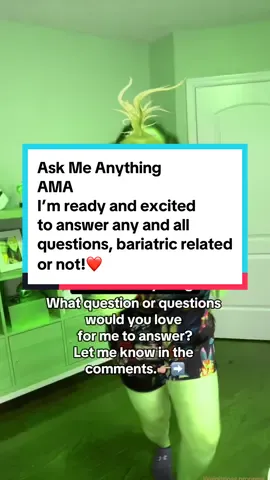 Ask Me Anything - AMA - Weightloss Journey | I’m ready to answer any and all questions you have for me, bariatric related or not!❤️🤗  Weightloss progress Bariatric journey WLS motivation Bariatric motivation Christmas Grinch filter Eeyeah Ask me anything AMA #weightloss #wlssupport #bariatricsupport #gastricbypassjourney #grinchfilter #christmas2023 #eeyeah #askmeanyquestion #askmeanything #askmeaquestion #bariatricmotivation #wlsmotivation 