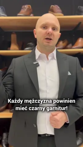 Każdy mężczyzna powinen mieć czarny garnitur! #garnitur #modamęska #largomen #moda 