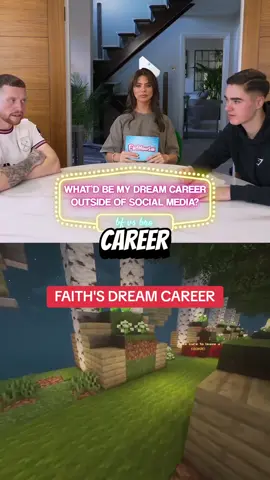 Faith's dream career 🥰 #sidemen #faithkelly #behzinga #brother #quiz #growingpaynes #dream #career #dreamjob #fyp #xybca 