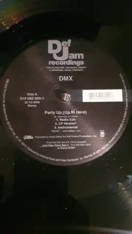 #dmx #partyup#rip#defjamrecordings #dj #vinylcollector 